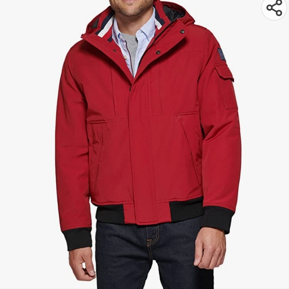 Men's Tommy Hilfiger Performance Artic Cloth Hooded Utility Jacket (M)